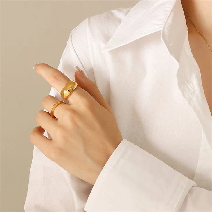 stainless steel dome ring