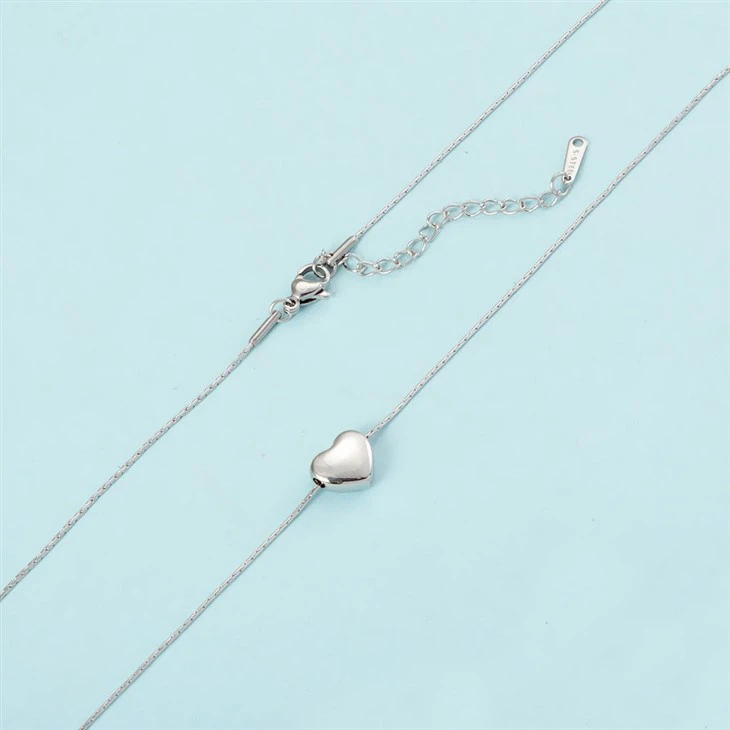 Dainty Heart Chain Necklace