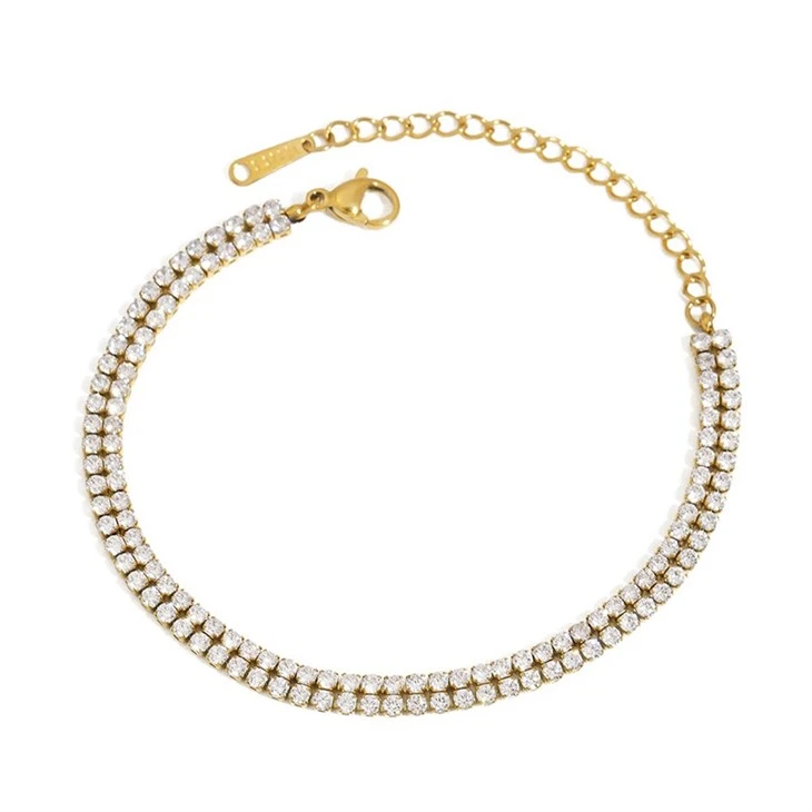 Two Row Tennis Bracelet high quality